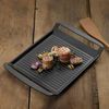 Kela 11564 Grillplatte für den Herd, Aluguss 5 mm, Induktionsgeeignet, 30x24 cm, Kerros Bild 2