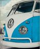 BERONAGE Wendebettwäsche VW Volkswagen Bulli Sky Bettwäsche Linon / Renforcé 059-B Bettbezug, 100% Baumwolle, 2 teilig, 135x200 + 80x80 cm Bild 3