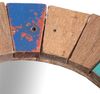 DESIGN DELIGHTS Wandspiegel WANDSPIEGEL "POPPY", 50 cm, Altholz massiv & Holz massivholz, Bunter Bild 4