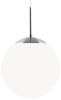 Pendelleuchte, 1 x E27/60W, Nickel matt, Glas opal 200 mm Bild 1