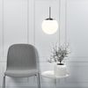 Pendelleuchte, 1 x E27/60W, Nickel matt, Glas opal 200 mm Bild 2