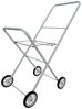 abc HOME Wäschekorb Wäschekorbwagen, Ablagefläche, Klappbar, Weiß, Metall, 92 cm H Bild 4