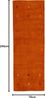 carpetfine 'Gabbeh Uni' Wollteppich, reine Wolle, Orange, 75x240 cm Bild 2