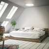 B.K.Licht Deckenleuchte LED Deckenlampe 40W rund 38cm E27 Taupe - BKL1348, LED wechselbar, LED Halogen Textil Stoff Sternenhimmel Stoffdeckenleuchte Wohnzimmer Bild 4