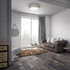 B.K.Licht Deckenleuchte LED Deckenlampe 40W rund 38cm E27 Taupe - BKL1348, LED wechselbar, LED Halogen Textil Stoff Sternenhimmel Stoffdeckenleuchte Wohnzimmer Bild 5