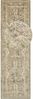 Nouristan Luxor In- & Outdoor Teppich Orient – Orientalischer Flachgewebe Vintage Used Look Waschbar Wetterfest & UV-beständig für Balkon, Terrasse, Garten, Wohnzimmer – Schwarz Creme, 75x200 cm Bild 3