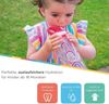 Nuby Super Flip - Kinderbecher | auslaufsicher | Tragegriff | Regenbogen Motive | 540ml | Tragegriff | +18 Monate | 2er Pack Bild 2