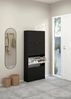 Dmora - Schuhschrank Natalie, Schuhregal, Mehrzweck-Eingangsgarderobe, Möbel für Schuhe, 70x24 h162 cm, Schwarz Bild 4