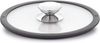 Berndes Glasdeckel mit Silikonring, Spezialglas, Transparent / Schwarz, Ø 24 cm, 007584 Bild 2