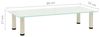 vidaXL TV-Tisch 80x35x17 cm Satiniertes Hartglas 322765 Bild 2