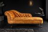 riess-ambiente Recamiere CHESTERFIELD 170cm senfgelb, Einzelartikel 1 Teile, Wohnzimmer · Samt · Design Bild 2