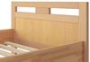 Massivholzbett Seniorenbett Buche natur 90x200 Einzelbett Holzbett Hohes Bett mit Rollrost 60.74-09 Bild 3