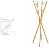 WENKO Kleiderständer Mikado Holz 12 Haken 66,5x170,0 cm Bild 4