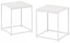 Furinno CAMNUS Beistelltisch, 2er-Set Beistelltische, Nachttisch, Nachtkommode für Wohnzimmer, Schlafzimmer, Weiß Bild 5