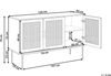 Sideboard heller Holzfarbton 3 Rattan-Türen PASCO Bild 3