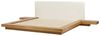 Bett heller Holzfarbton Lattenrost 180x200 cm ZEN Bild 5