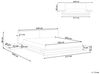 Bett heller Holzfarbton Lattenrost 180x200 cm ZEN Bild 3