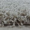 HomebyHome Shaggy Hochflor Teppich Wohnzimmer 200x300 (200x290 cm) Natur - Teppich Flauschig, Modern, Plüsch und Weich - Ideal für Schlafzimmer, Esszimmer und als Küchenteppich Bild 3