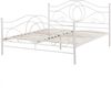Metallbett weiß Lattenrost 160x200 cm LYRA Bild 5