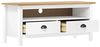 vidaXL TV-Schrank Hill Range Weiß 110 x 40 x 47 cm Kiefer Massivholz [288926] Bild 5
