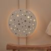 Lights4fun LED Wandleuchte Sternenhimmel Wandleuchte wiederaufladbar Bild 2
