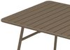 Vente-unique - MIRMANDE Garden dining set Metall Schokoladenbraun - B 80 cm x H 74,5 cm x L 160 cm Bild 5