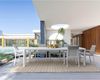 Gartenesstisch Niplik Aluminium, modern ausziehbar, weiß, geeignet für 8–10 Personen Bild 2