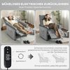 HOMCOM Massagesessel Memory-Funktion Relaxsessel (Fernsehsessel mit Liegefunktion, 1-St, TV Sessel), Leise, stufenlos elektrisch verstellbar, 8-Punkt-Massage Bild 5