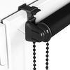 Verdunkelungsrollo Klemmfix ohne Bohren 30x150 cm Schwarz Verdunklungsrollo Fensterrollo Rollo Seitenzugrollo Klemmrollo für Fenster & Tür Bild 2