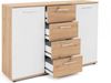 Sideboard 'JACKY 2', Weiß/Artisan Eiche Nb. Bild 3
