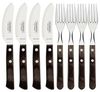 Tramontina Besteck-Set Pizzabesteck Set für 4 Personen - 4x Pizzamesser, 4x Pizzagabeln (8-tlg), 4 Personen, Edelstahl, 8-tlg, rostfreier Edelstahl, FSC, spülmaschinenfest Bild 1