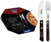 Tramontina Besteck-Set Pizzabesteck Set für 4 Personen - 4x Pizzamesser, 4x Pizzagabeln (8-tlg), 4 Personen, Edelstahl, 8-tlg, rostfreier Edelstahl, FSC, spülmaschinenfest Bild 2