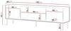 TV-Lowboard Domi 180 2D EF (Farbe: Eiche Cremona) Bild 5