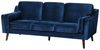 3-Sitzer Sofa Samtstoff dunkelblau LOKKA Bild 4