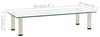 vidaXL TV-Tisch 80x35x17 cm Transparentes Hartglas 322766 Bild 2