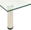 vidaXL TV-Tisch 80x35x17 cm Transparentes Hartglas 322766 Bild 3