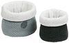 Set mit 2 Babykörben 20*20cm + 20*15cm Bild 1