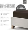 Bettwaesche-mit-Stil Mako-Satin Spannbettlaken Espresso Braun 160x200cm Höhe 5-10cm Bild 2
