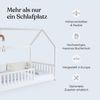 Ehrenkind Hausbett Livo aus massivem Buchenholz in verschiedenen Größen (FSC® zertifiziertMontessori Kinderbett, Jugendbett, 90x200), höhenverstellbar Bild 3