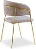 Menzzo Tabata Stuhl, Velours, Taupe, 4 Stück Bild 5