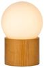 Pauleen Tischleuchte Woody Shine Glas/Eschenholz 230V max. 3,5W Weiß/Holz natur, ohne Leuchtmittel, G9 Bild 4