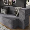 Sofa Lille Grau 190 cm mit Schlaffunktion Vitalispa Bild 5