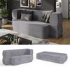 Sofa Lille Grau 190 cm mit Schlaffunktion Vitalispa Bild 4