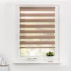 Lichtblick Sonnenschutzsysteme GmbH Doppelrollo Kopenhagen 80 cm x 220 cm (BxL) Taupe modernes Duo Rollo; Klemm- und schraubbar; Lichtdurchlässig und blickdicht Bild 2