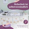 Puckdaddy Noah | Wickelaufsatz kompatibel mit IKEA Hemnes Kommoden u.Ä. | 160 x 80 x 15 cm | Wickelauflage mit Blende aus MDF-Holz | Premium Wickelaufsatz inkl. Trennfach & Montagematerial zur Wandmontage Bild 5