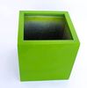 Pflanzkübel Blumenkübel Blumentopf Fiberglas Quadrat LxBxH 48 x 48 x 48 cm hochglanz avocado grün. Bild 3