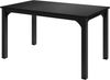 Esstisch Fagab 140 (Farbe: Schwarz / Schwarz) Bild 4