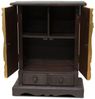 Oriental Galerie Mehrzweckschrank Schrank Gesicht Buddha mit Schubladen Gold 70 cm (1-St) Bild 2