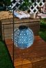 Pauleen LED Solarleuchte Sunshine Charm Lampion Solar blau Tyvek Vlies, LED fest integriert, Laterne Bild 3