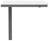 FORTE Keflavik Schreibtisch, Holzwerkstoff, Weiß/Schwarz, 75 x 74,1 x 75 cm Bild 4